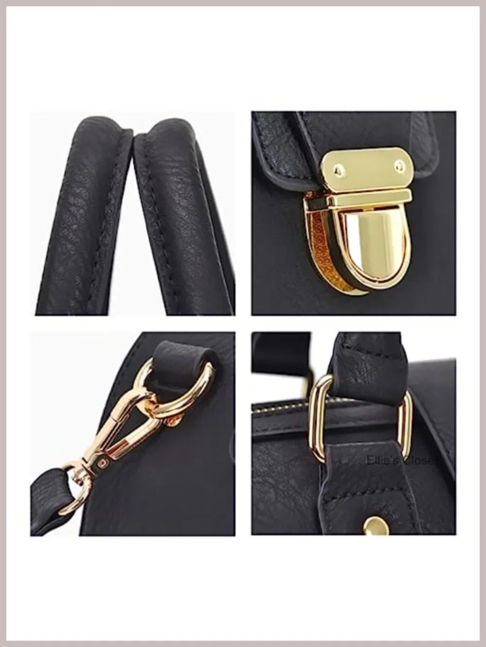 Vegan Leather Satchel Purse Top Handle Work Tote Handbag